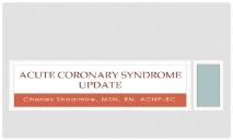 Acute Coronary Syndrome Update PowerPoint Presentation