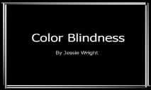 Color Blindness PowerPoint Presentation