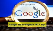 Google Hummingbird SEO Tips PowerPoint Presentation