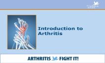 Introduction of Arthritis PowerPoint Presentation