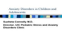 ANXIETY DISORDERS PowerPoint Presentation