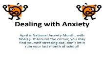 Dealing with Anxiety PowerPoint Presentation