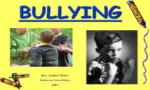 Whats Bullying PowerPoint Presentation