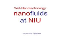 Nanotechnology nanoFLUIDS PowerPoint Presentation