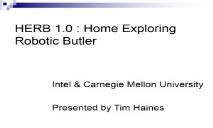 Home Exploring Robotic Butler PowerPoint Presentation