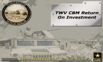 US Army TWV CBM Return on Investment PowerPoint Presentation
