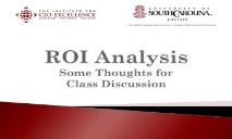 Return On Investment (ROI) Analysis PowerPoint Presentation