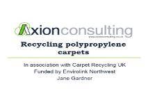 Carpet Recycling PowerPoint Presentation