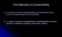 Environmentalism in the United States PowerPoint Presentation
