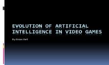 Evolution of Artificial Intelligence In Video Games PowerPoint Presentation