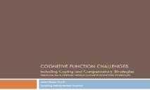Cognitive function challenges fibromyalgia syndrome PowerPoint Presentation
