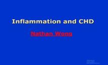 Inflammation and CHD PowerPoint Presentation