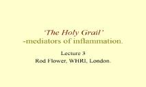 The Mediators of Inflammation PowerPoint Presentation