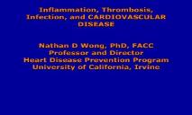 Inflammation Infection and C PowerPoint Presentation