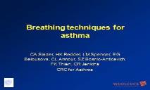 Breathing techniques for asthma PowerPoint Presentation