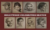Hollywood Celebrities Sketch PowerPoint Presentation