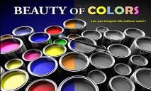 Beauty of Colors PowerPoint Presentation