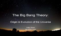 Big Bang PowerPoint Presentation