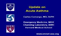 Management of Acute Asthma in Adults PowerPoint Presentation