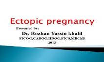 Ectopic pregnancy Slides PowerPoint Presentation