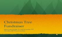 Christmas Tree Fundraiser PowerPoint Presentation