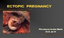 AN ECTOPIC PREGNANCY PowerPoint Presentation