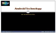 Android Technology PowerPoint Presentation