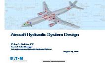 Aircraft Hydraulic System Design PowerPoint Presentation