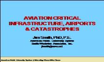AIRPORT ROLES IN REGIONAL PREPAREDNESS AND RECOVERY FOR PowerPoint Presentation