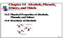 Alcohols Phenols Ethers Aldehydes and Ketones PowerPoint Presentation