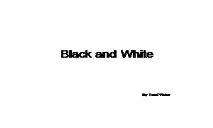 A Black and White PowerPoint Presentation