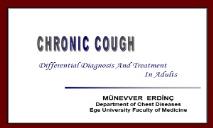 Idiopathic Cough PowerPoint Presentation