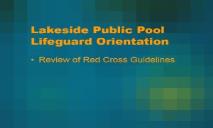 Lakeside Public Pool Lifeguard Orientation PowerPoint Presentation