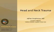 Head and Neck Trauma PowerPoint Presentation