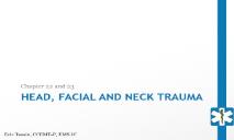 Head Facial and Neck Trauma PowerPoint Presentation