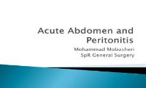 Acute Appendicitis Georges Students Union PowerPoint Presentation