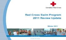 Red Cross Swim Programs PowerPoint Presentation