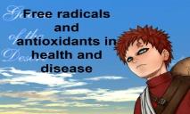 Free radicals and antioxidants in health and disease PowerPoint Presentation