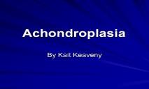 Achondroplasia Wiki PowerPoint Presentation