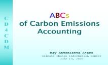 ABCs of carbon emissions accounting PowerPoint Presentation