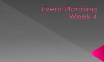 Event Planning Metropolitan Community College PowerPoint Presentation