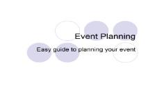 Event Planning Creative Manitoba PowerPoint Presentation
