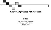 The Washing Machine PowerPoint Presentation