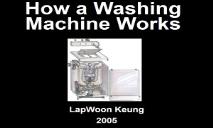 How a Washing Machine Works 6th Grade Science PowerPoint Presentation