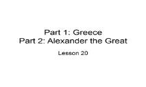 Great Alexander PowerPoint Presentation