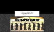 Ancient Rome Unemployment PowerPoint Presentation