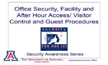 Office Security Facility and After Hour Access Visitor PowerPoint Presentation