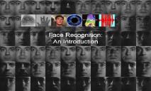 Face Detection and Face Recognition PowerPoint Presentation
