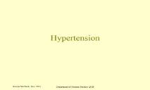 Hypertension PowerPoint Presentation