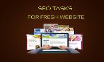 SEO Steps For Fresh Website PowerPoint Presentation